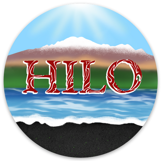 Hilo Circle Sticker