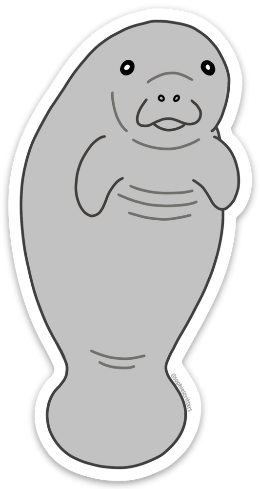 Manatee Sticker