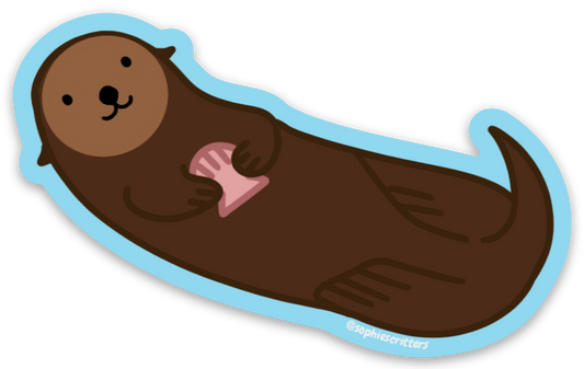 Sea Otter Sticker