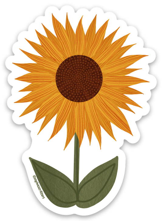 Sunflower Sticker